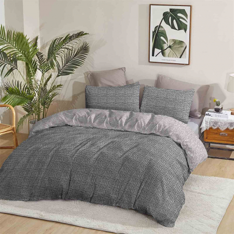 Тканина для постільної білизни Бязь "Gold" Lux GL50917grey (A+B) - (50м+50м)