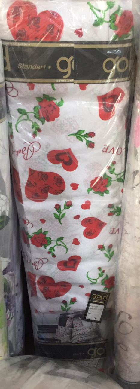 Ткань для постельного белья Бязь "Gold" Lux GL3807