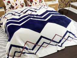 Двоспальний флісовий плед №33331