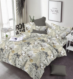 Тканина для постільної білизни Бязь "Gold" Lux GL17200beige