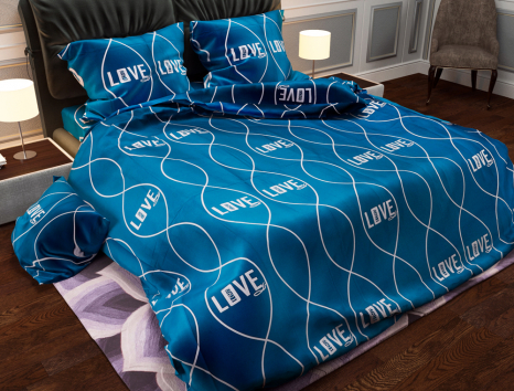 Ткань для постельного белья Бязь "Gold" Lux GL3821R