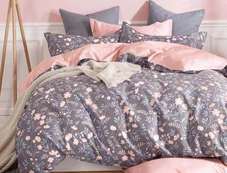 Евро макси набор постельного белья 200*220 из Бязи "Gold" №15587AB Черешенка™