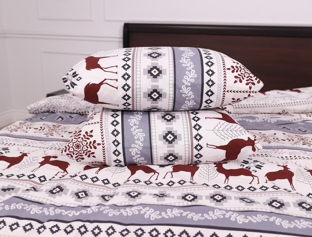 Євро-максі набір постільної білизни 200*220 із Бязі "Gold" №151632 Черешенька™