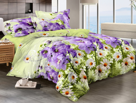 Сімейний набір постільної білизни із Сатину №181AB Черешенка™