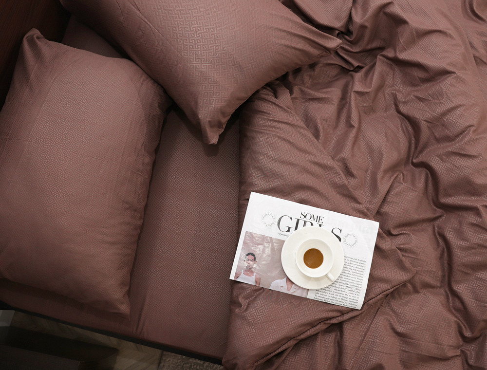 Полуторный набор постельного белья 150*220 из микрофибры №202311 Черешенка™