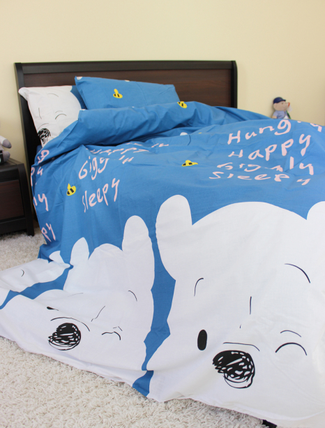 Полуторний набір постільної білизни 150*220 із Бязі "Gold" №164172 Черешенка™