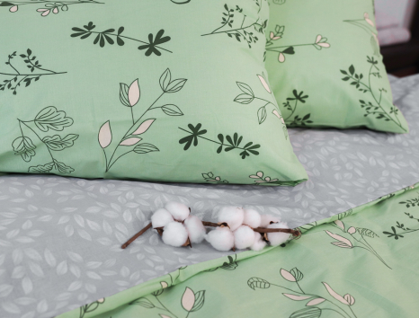 Семейный набор хлопкового постельного белья из Бязи "Gold" №151843АВ Черешенка™