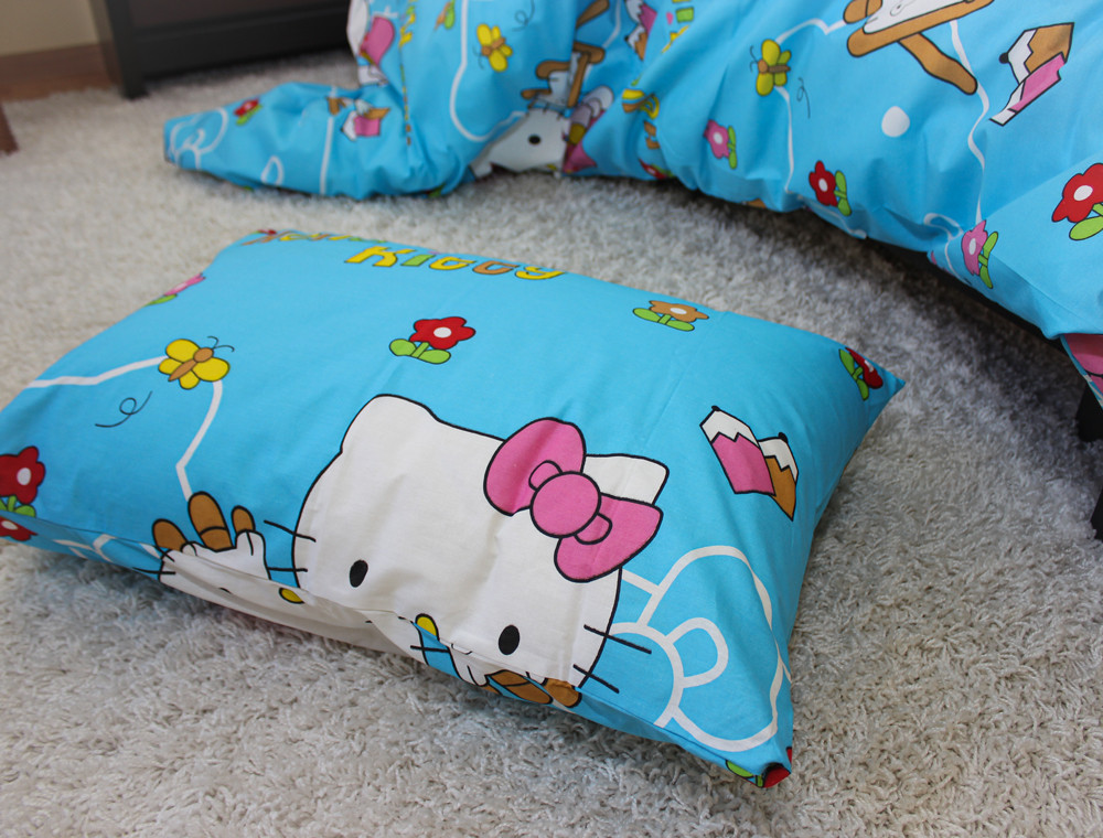 Полуторний набір постільної білизни 150*220 із Бязі "Gold" №162021 Черешенка™