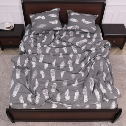 Євро-максі набір постільної білизни 200*220 з Фланелі №954682 Черешенка™