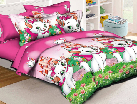 Дитячий комплект з Бязі "Gold" №16639 Черешенка™