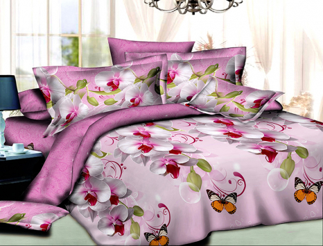 Сімейний набір постільної білизни із Ранфорсу №18983 Черешенка™