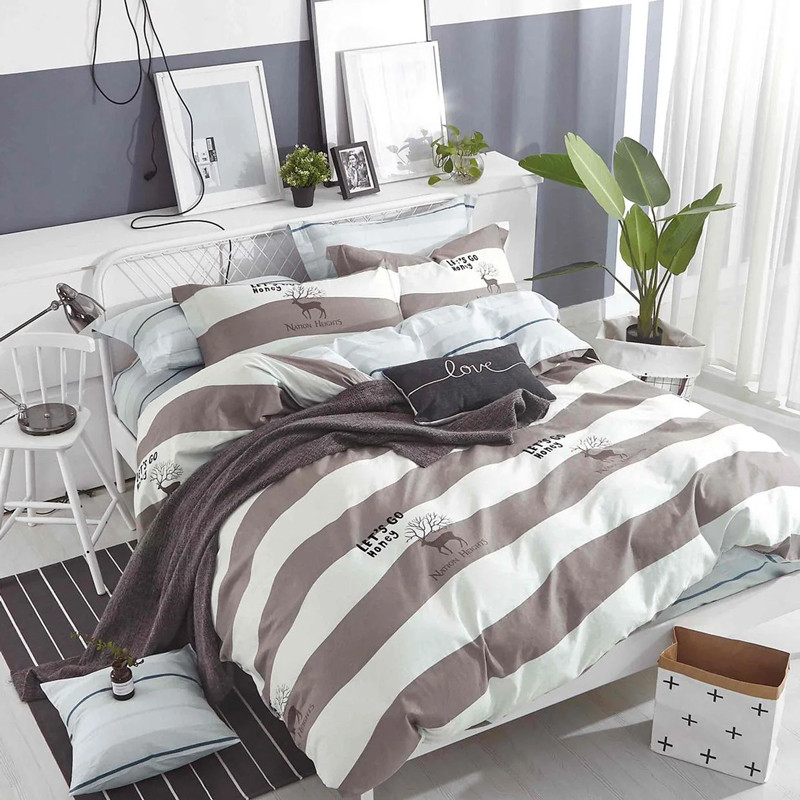 Тканина для постільної білизни Сатин S37-6 (A+B) - (60м+60м)