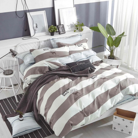 Тканина для постільної білизни Сатин S37-6 (A+B) - (60м+60м)