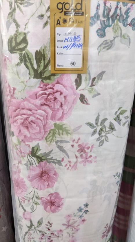 Ткань для постельного белья Бязь "Gold" Lux GL1806 (A+B) - (50м+50м)