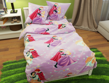 Тканина для постільної білизни Бязь "Gold" Lux дитяча GLB124