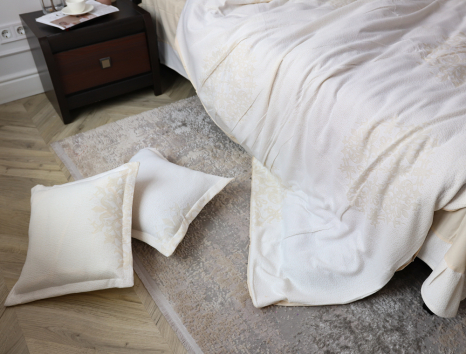 Євро-максі набір постільної білизни 200*230 із Трикотажу (В'язка) №500-03 Черешенка™