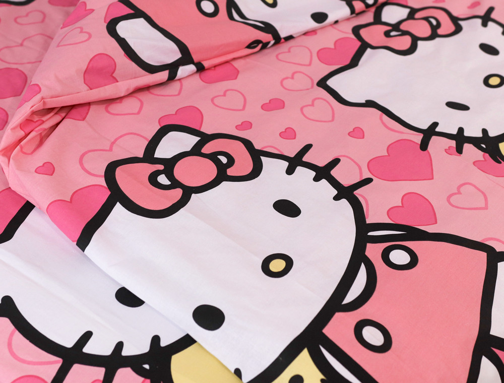 Полуторний набір постільної білизни 150*220 із Бязі "Gold" №168399 Черешенька™