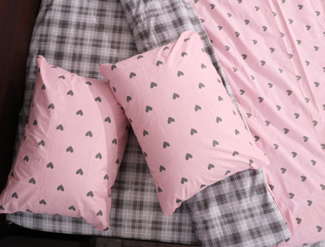 Полуторный набор постельного белья 150*220 из Бязи "Gold" №155066AB Черешенка™