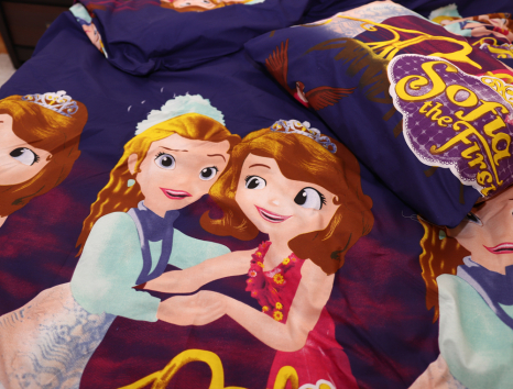 Полуторный набор постельного белья 150*220 из Бязи "Gold" №161092 Черешенка™