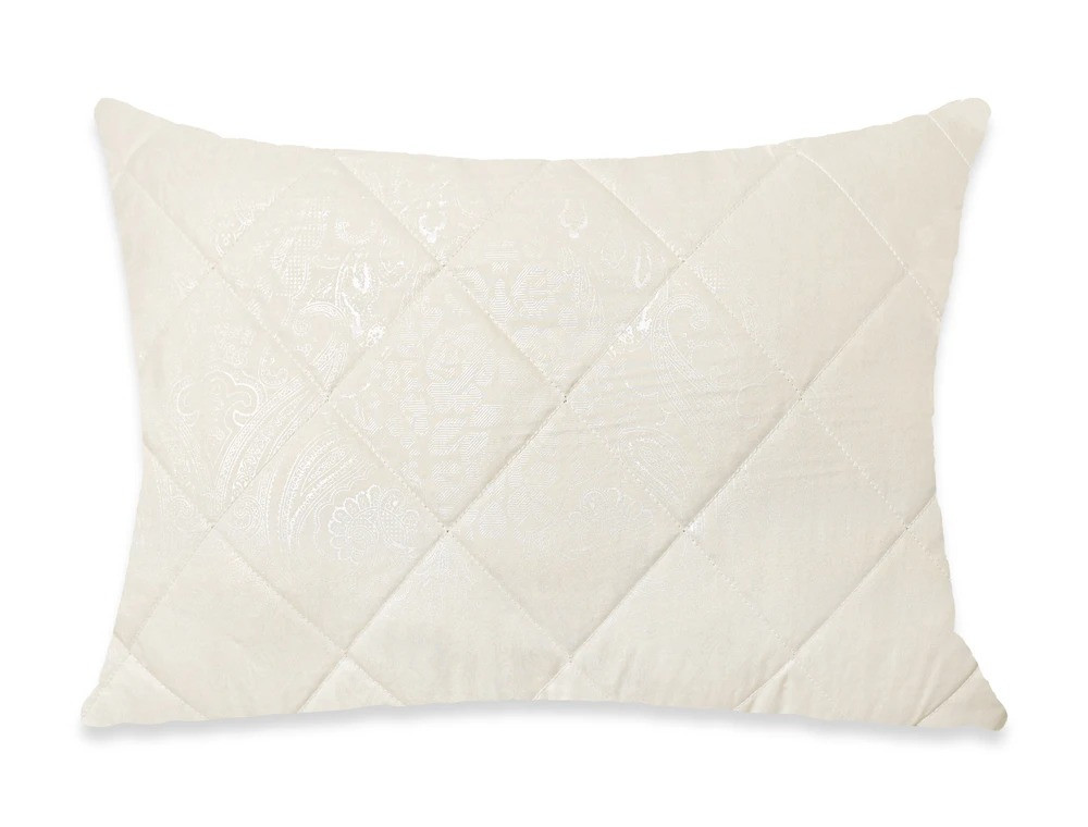 Подушка стеганная на молнии 50*70 микрофибра/холлофайбер №5070-22