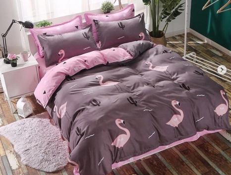 Сімейний набір постільної білизни із Бязі "Gold" №157533AB Черешенка™