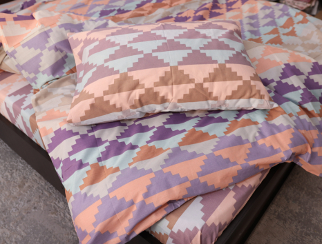 Евро макси набор постельного белья 200*220 из Бязи "Gold" №153592AB Черешенка™