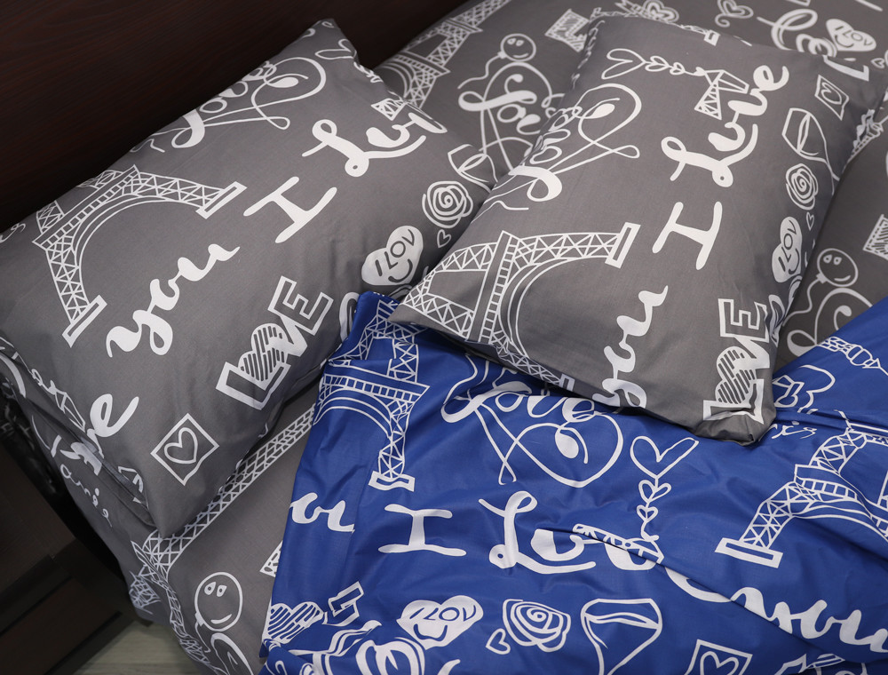 Євро-максі набір постільної білизни 200*220 із Бязі "Gold" №151997AB Черешенка™