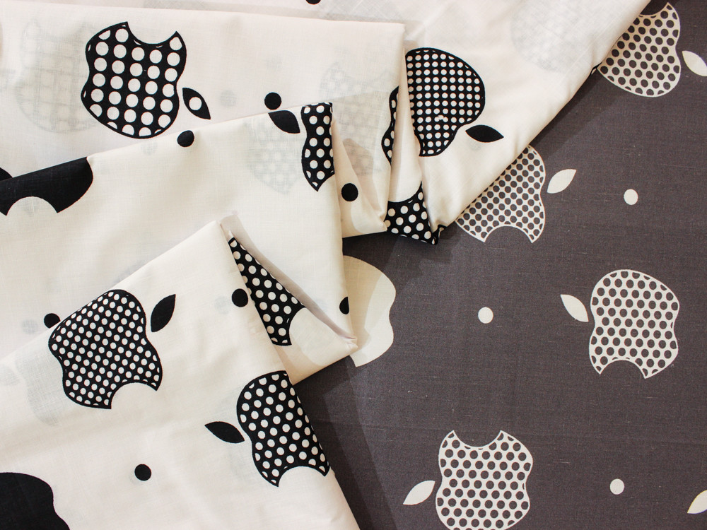 Полуторний набір постільної білизни 150*220 із Бязі "Gold" №157440AB Черешенка™