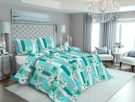 Тканина для постільної білизни Бязь "Gold" Lux GL1058