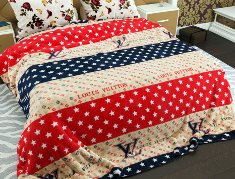 Полуторный флисовый плед №33351