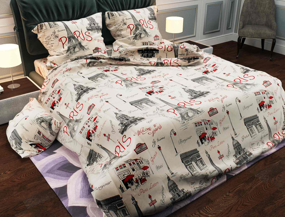 Євро-максі набір постільної білизни 200*220 із Бязі "Gold" №151629 Черешенка™