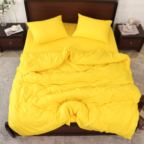 Двоспальний набір постільної білизни 180*220 із мікрофібри №200858 Черешенка™