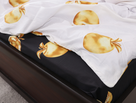 Евро макси набор постельного белья 200*220 из Сатина №029AB Черешенка™