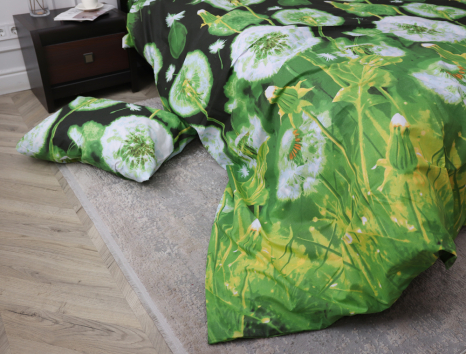 Полуторний набір постільної білизни 150*220 із Бязі "Gold" №155027 Черешенка™