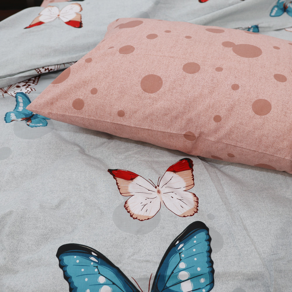 Евро макси набор постельного белья 200*220 из Бязи "Gold" №157689AB Черешенка™