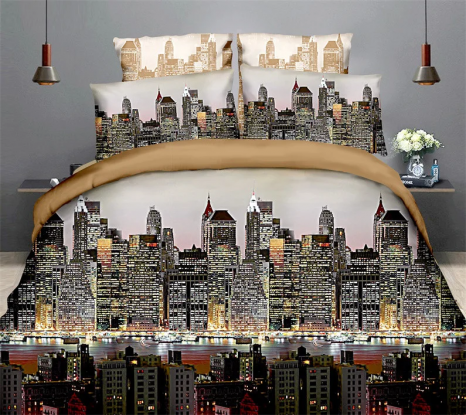 Тканина для постільної білизни Сатин S34-2 (A+B) - (60м+60м)