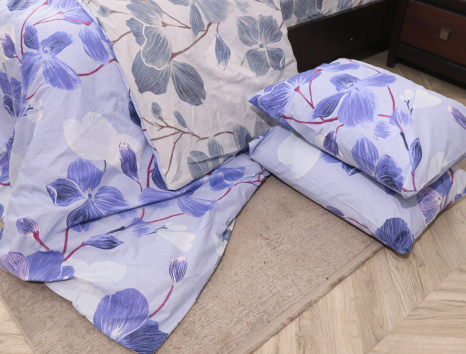 Євро-максі набір постільної білизни 200*220 із Бязі "Gold" №15979АВ Черешенка™