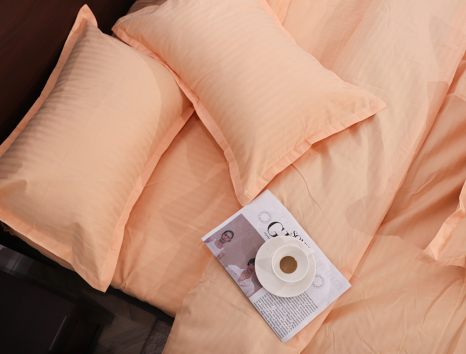 Евро макси набор постельного белья 200*230 из Страйп Сатина D-010