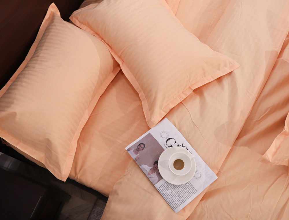 Евро макси набор постельного белья 200*230 из Страйп Сатина D-010