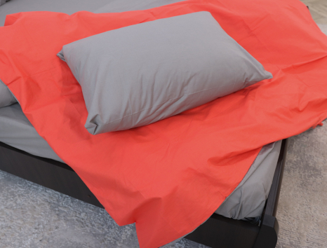 Евро макси набор однотонного постельного белья 200*220 из Бязи "Gold" №153070AB Черешенка™