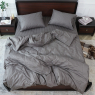 Семейный набор хлопкового постельного белья из Страйп Сатина №18-5203 Черешенка™