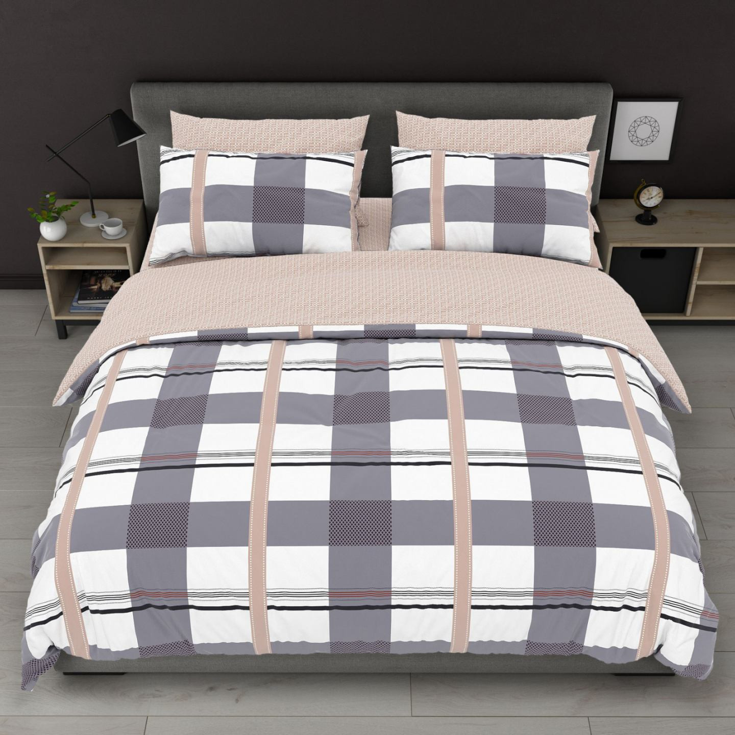 Тканина для постільної білизни Бязь "Gold" Lux GL8227 (A+B) - (50м+50м)