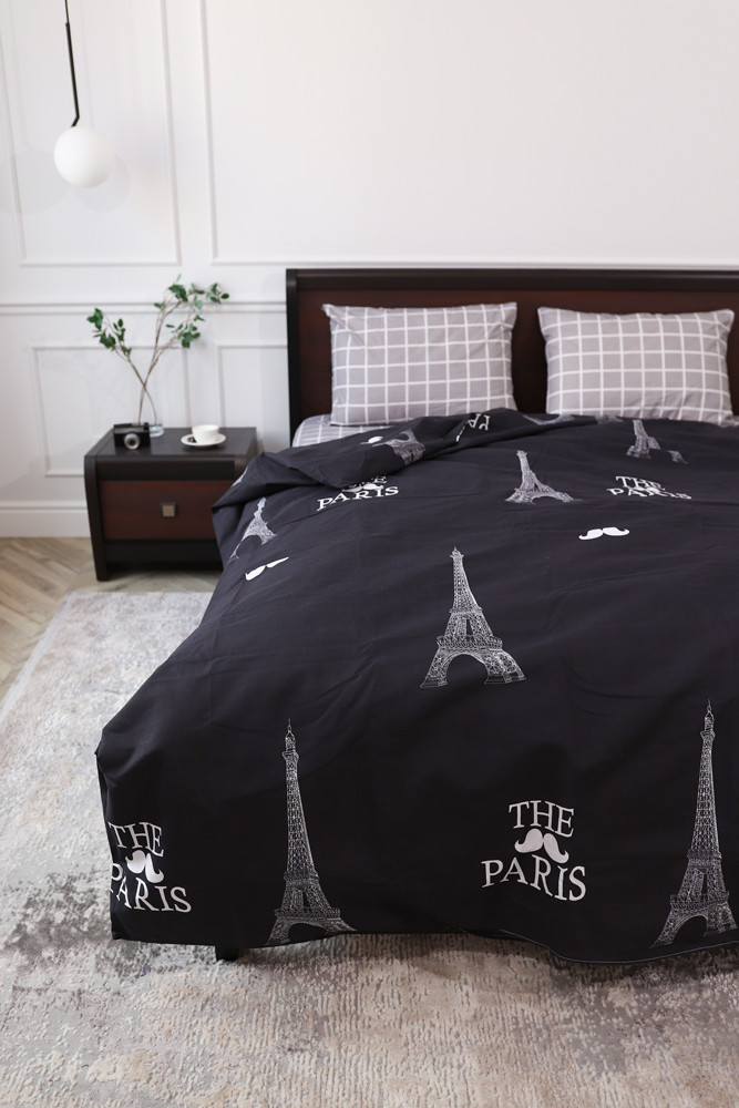 Двоспальний набір постільної білизни 180*220 із Бязі "Gold" №151569AB Черешенка™