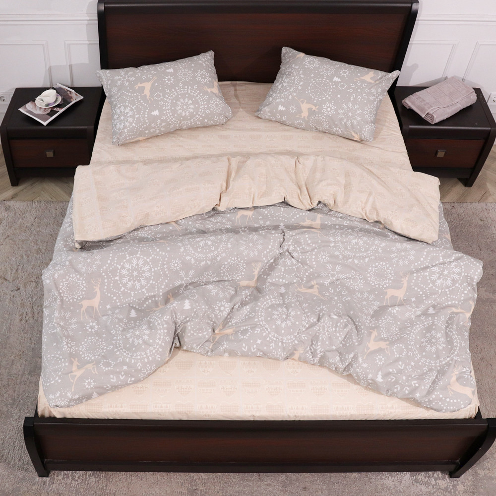 Полуторный набор постельного белья 150*220 из Бязи "Gold" №151144АВ Черешенка™