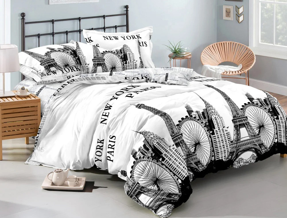 Тканина для постільної білизни Сатин S49-4 (A+B) - (60м+60м)