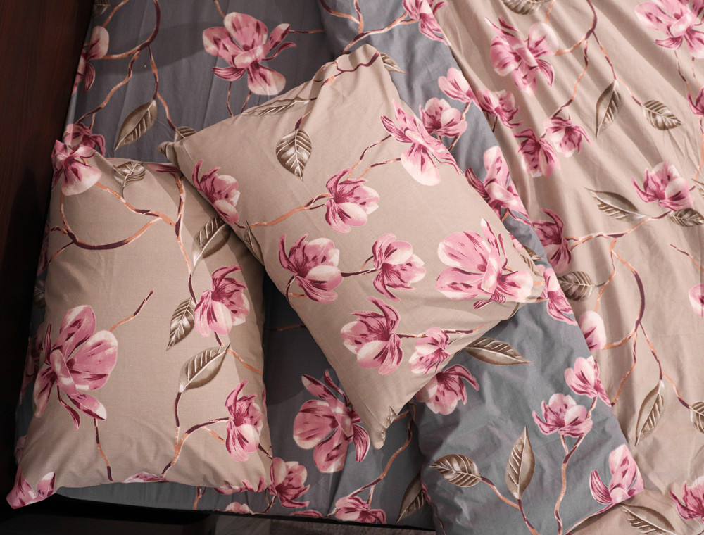 Сімейний набір постільної білизни із Бязі "Gold" №151232AB Черешенка™