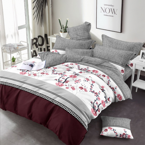 Тканина для постільної білизни Бязь "Gold" Lux GL3641red