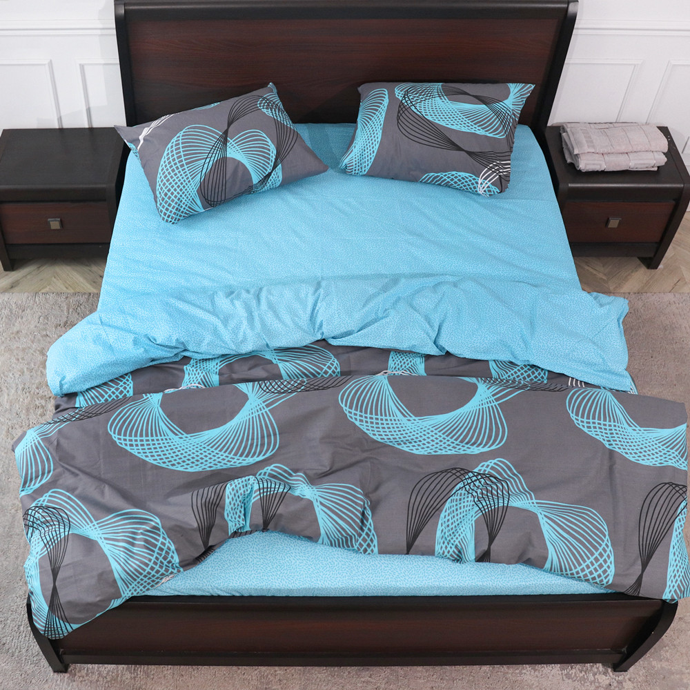 Сімейний набір постільної білизни із Бязі "Gold" №158170АВ Черешенька™