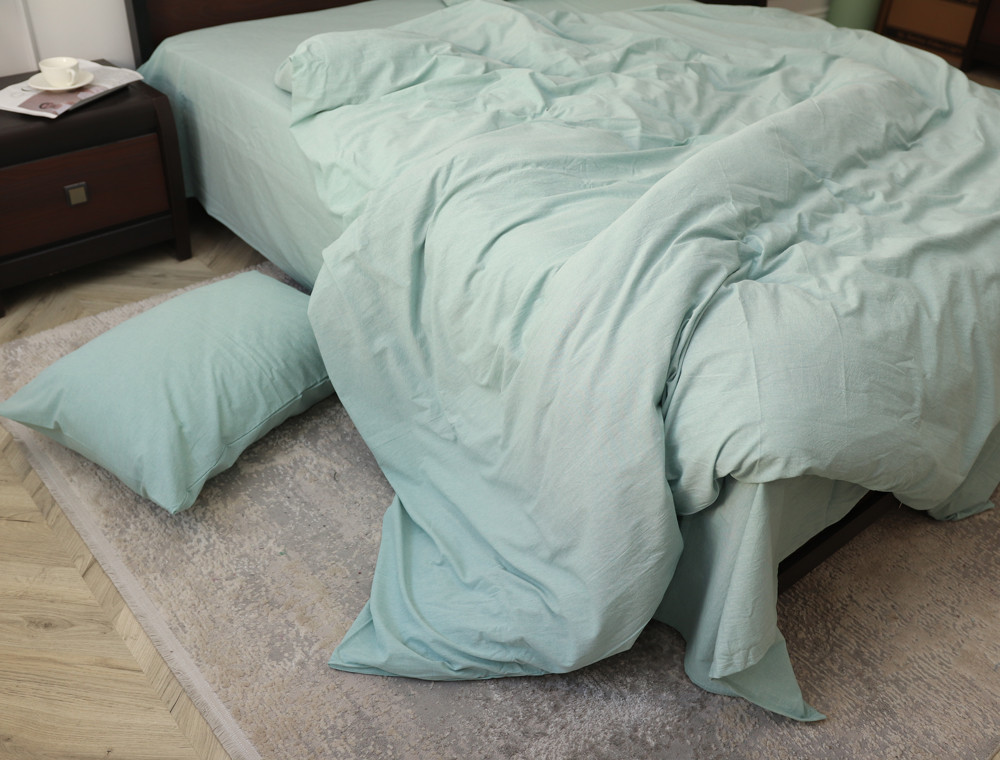 Полуторный набор постельного белья 150*220 из Вареного Хлопка №87122 Черешенка™