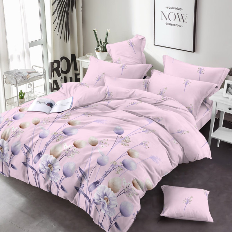 Тканина для постільної білизни Бязь "Gold" Lux GL3537pink